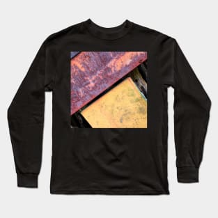 Metal and Rust abstract photography Long Sleeve T-Shirt